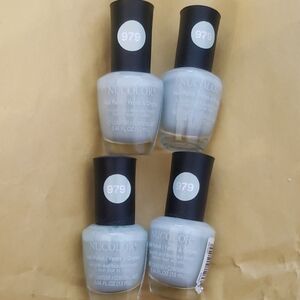 Nu Color 979 Blue Gray Nail Polish x4 New